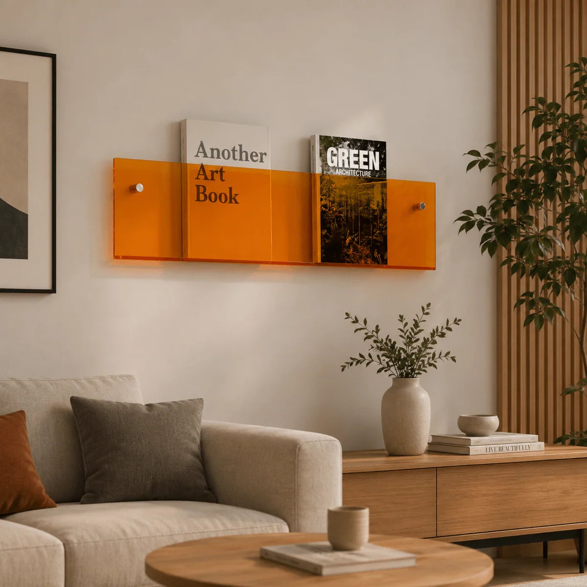 Magazine Holder Wall-Mounted Space-Saving Storage