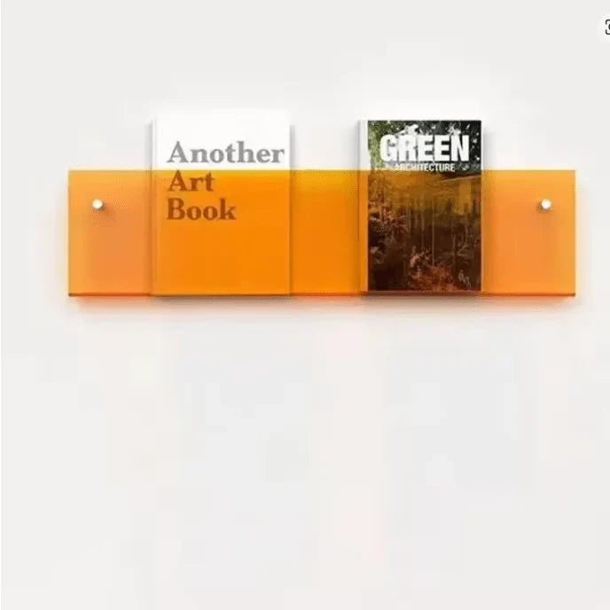 Magazine Wall Holder Acrylic Space-Saving Display