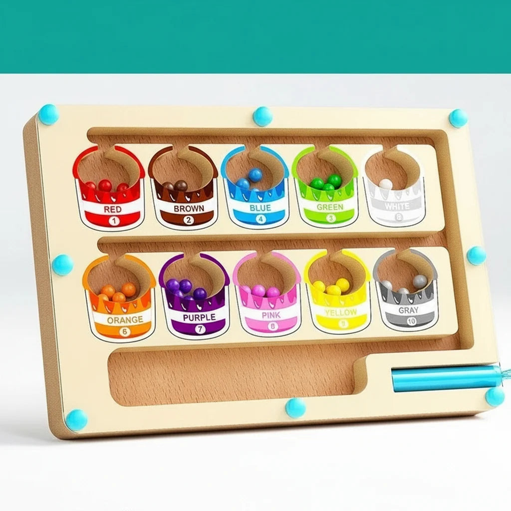 Magnetic Bead Maze Toy Portable Non-Toxic