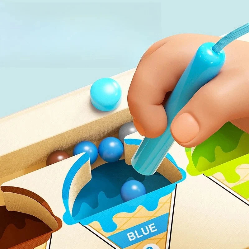 Magnetic Bead Maze Toy Portable Non-Toxic