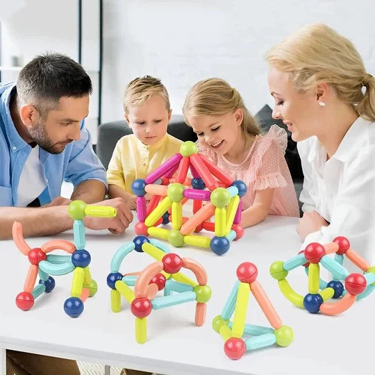 Magnetic Building Blocks Set 98 Pieces STEM
