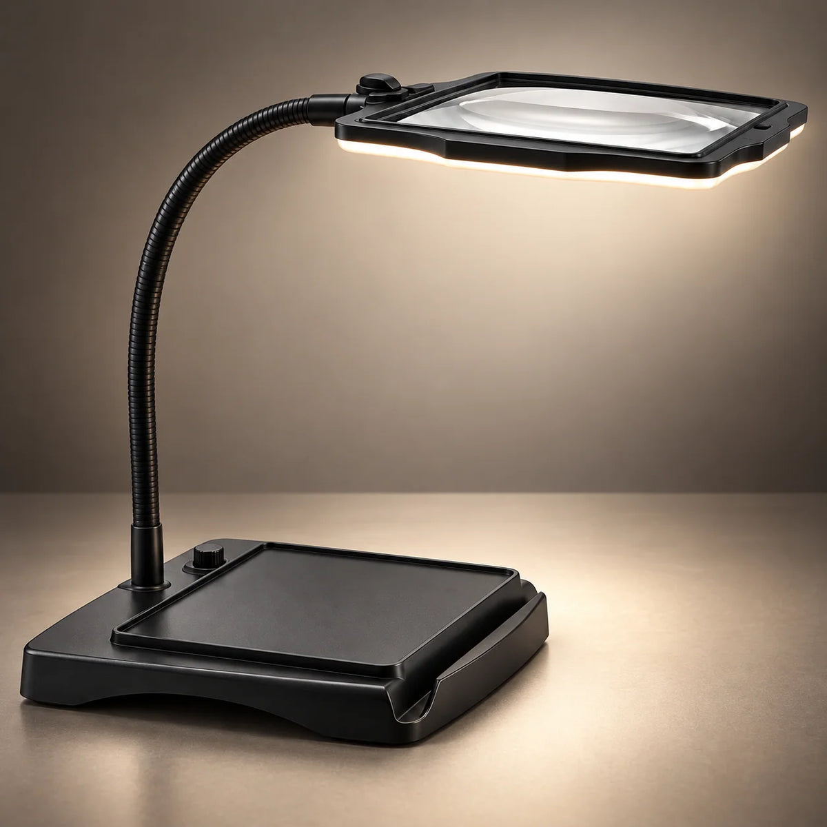 Magnifying Desk Lamp 3× LED Flexible Gooseneck Arm