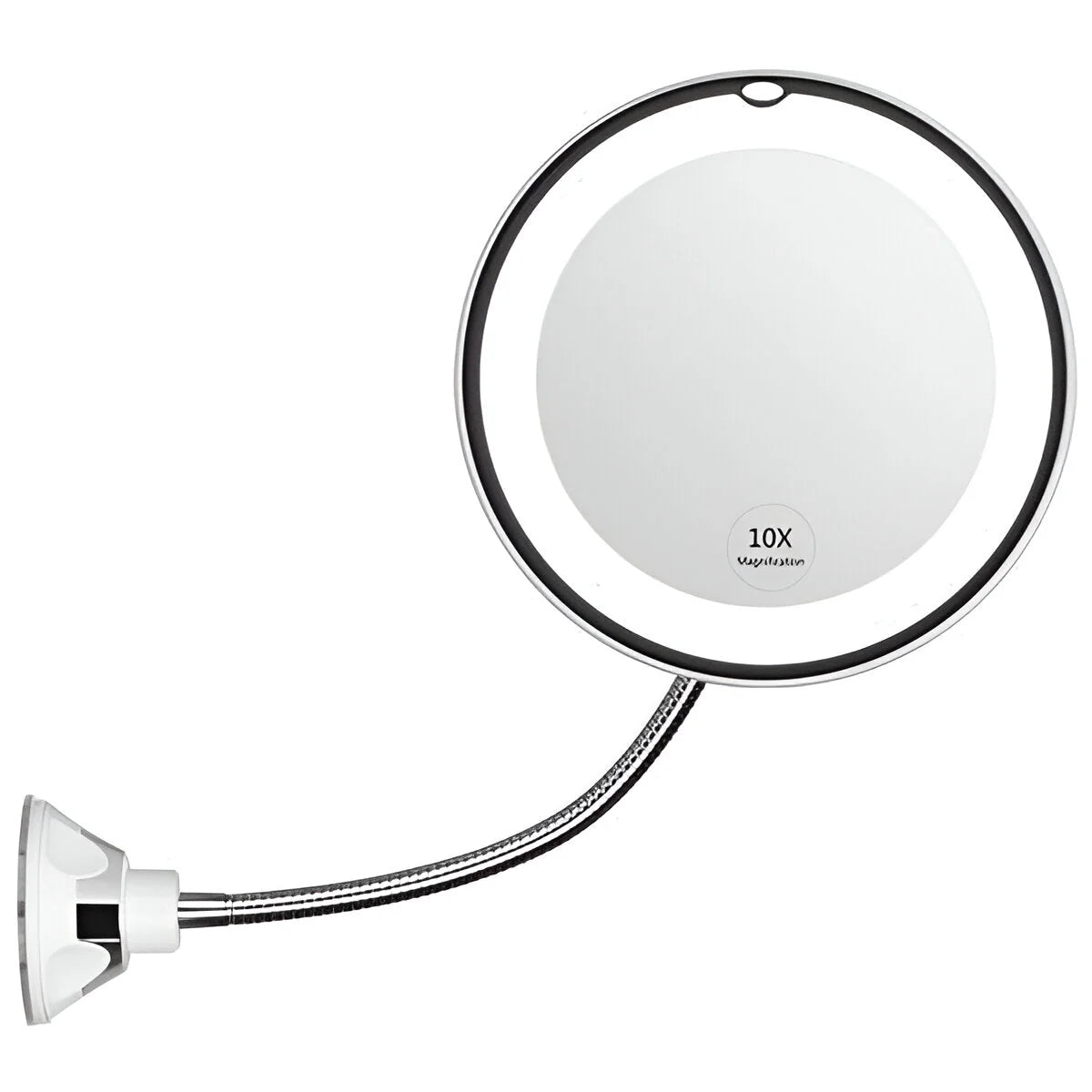 Magnifying Mirror 10x LED Lighting Suction Mount
