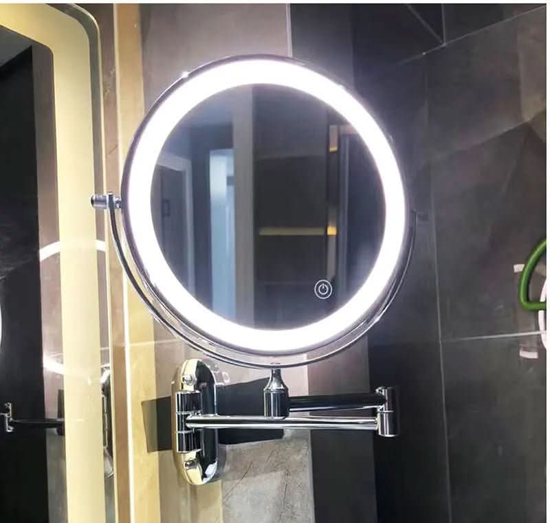 Makeup Mirror Dimmable LED 3x–10x Magnification Rechargeable