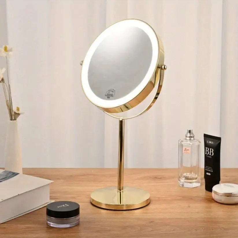 Makeup Mirror LED Lighting 10x Magnification USB Rechargeable