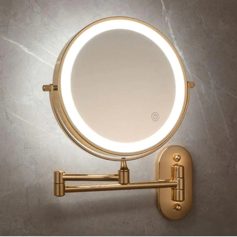 Makeup Mirror LED Ring Light Rechargeable Cordless Magnifying