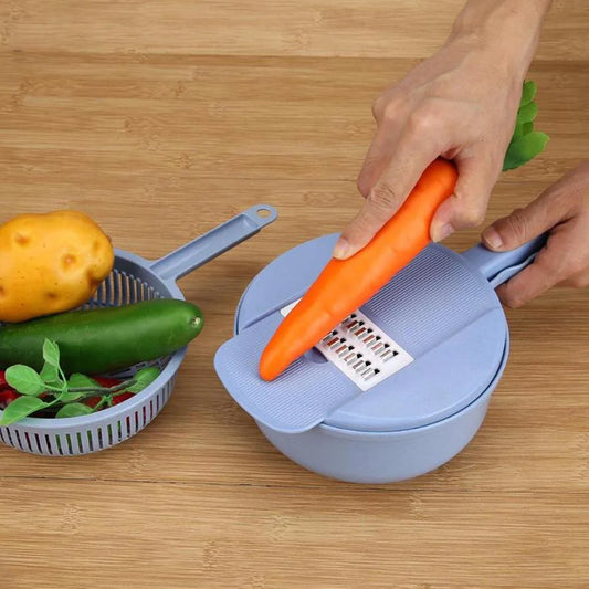 Mandoline Slicer 4 Stainless Steel Blades & Safety Holder
