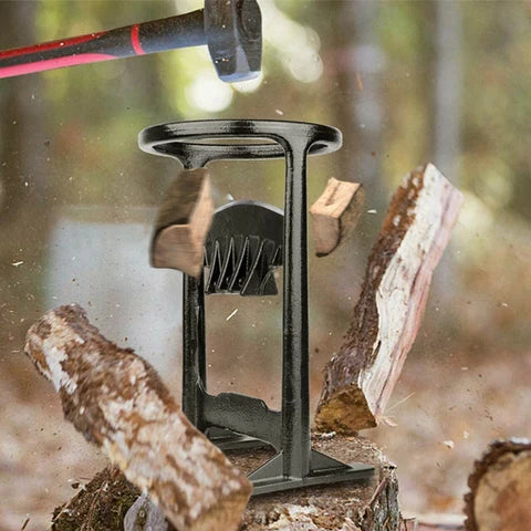 Manual Log Splitter Freestanding Steel Design