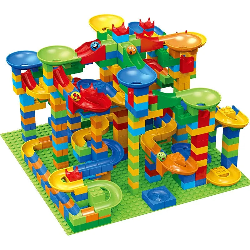 Marble Run Building Set Customizable Tracks 168 Pieces