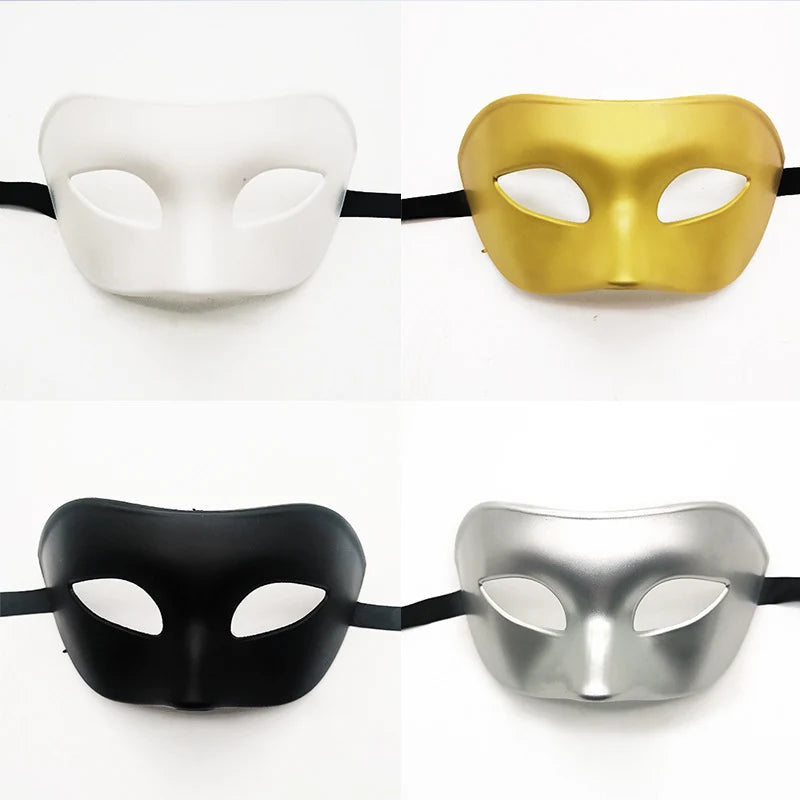 Masquerade Mask Adjustable Strap Easy-Clean Surface