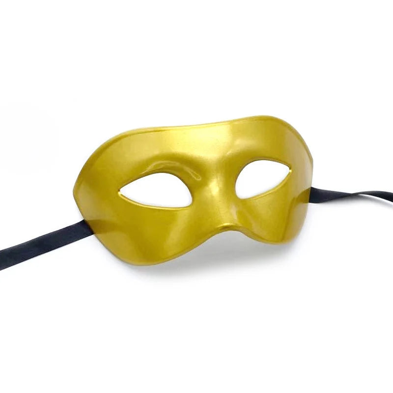 Masquerade Mask Adjustable Strap Wipe-Clean Surface