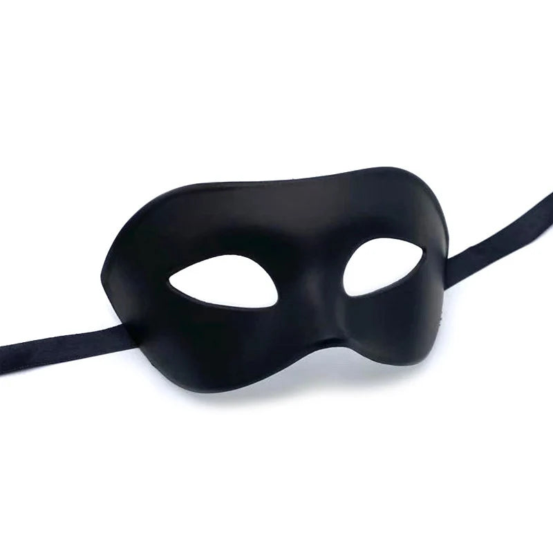Masquerade Mask Adjustable Strap Wipe-Clean Surface