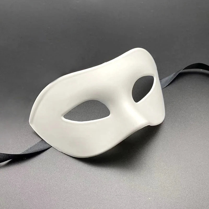 Masquerade Mask Adjustable Strap Wipe-Clean Surface
