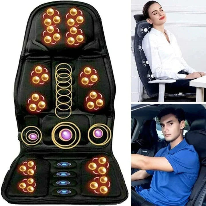 Massage Chair Pad 8-Mode Vibration & Back and Neck Heat