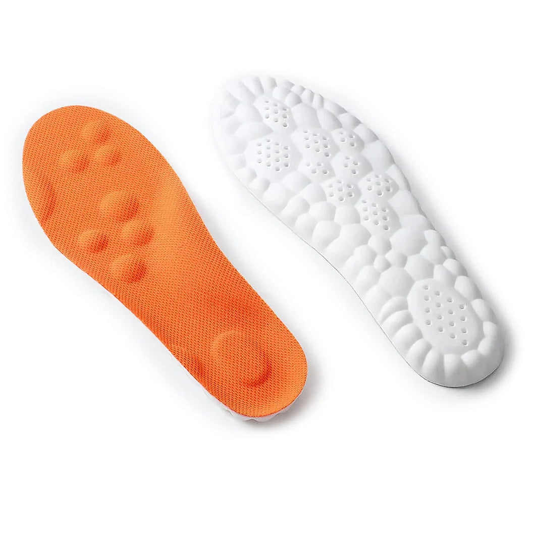 Massage Insoles Cushioned Arch Support Trimmable Fit