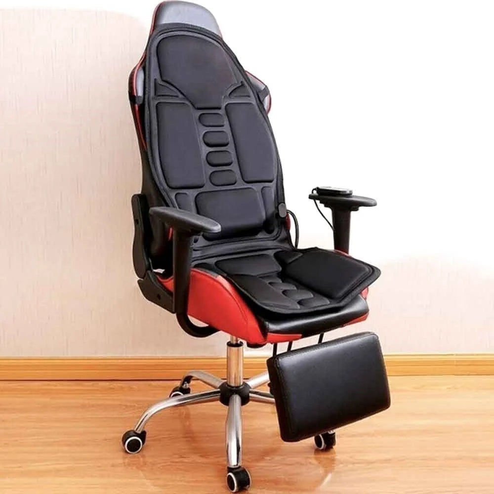 Massage Seat Cushion Heated Shiatsu Vibration Dual Power