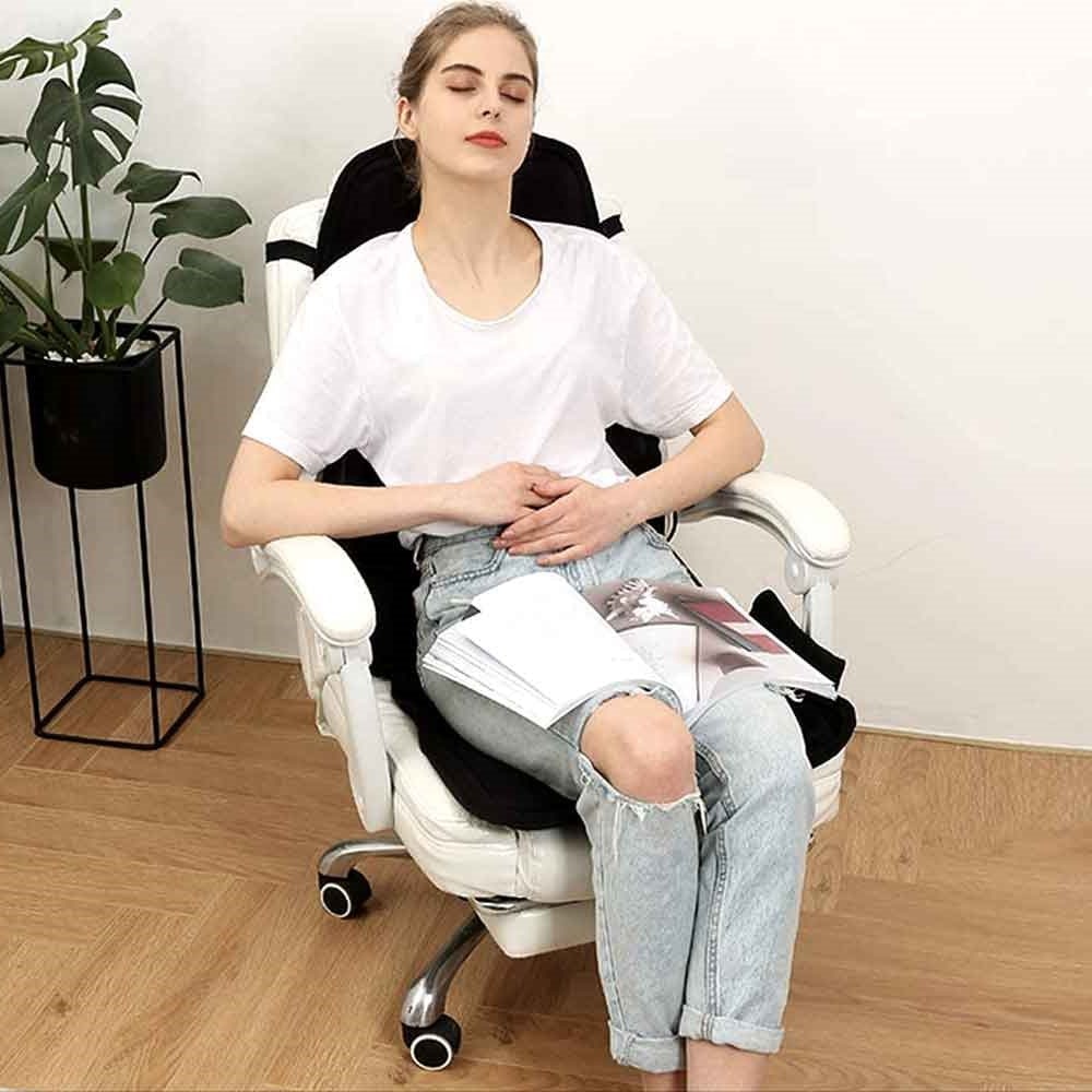 Massage Seat Cushion Heated Shiatsu Vibration Dual Power