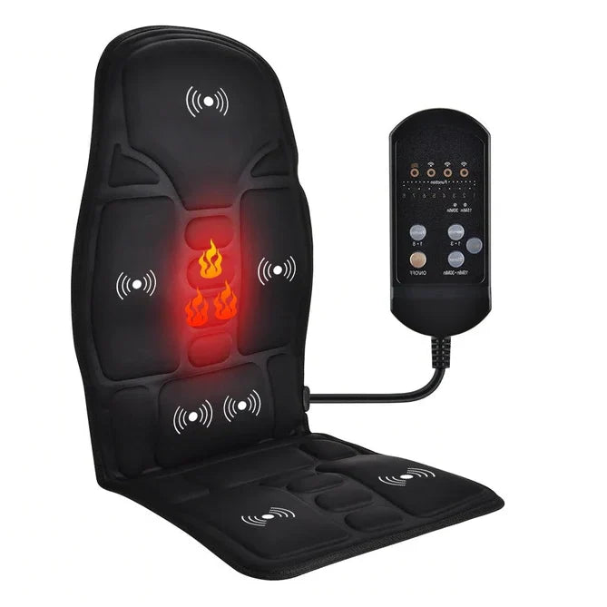 Massage Seat Cushion Heated Vibration 8 Motors