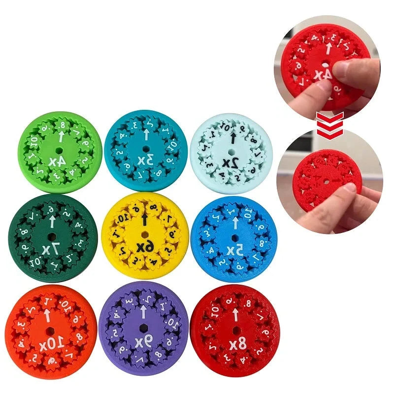 Math Facts Spinner Four Operations Portable Practice
