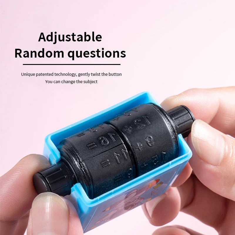 Math Question Roller Rotating Bands Rubber Grip