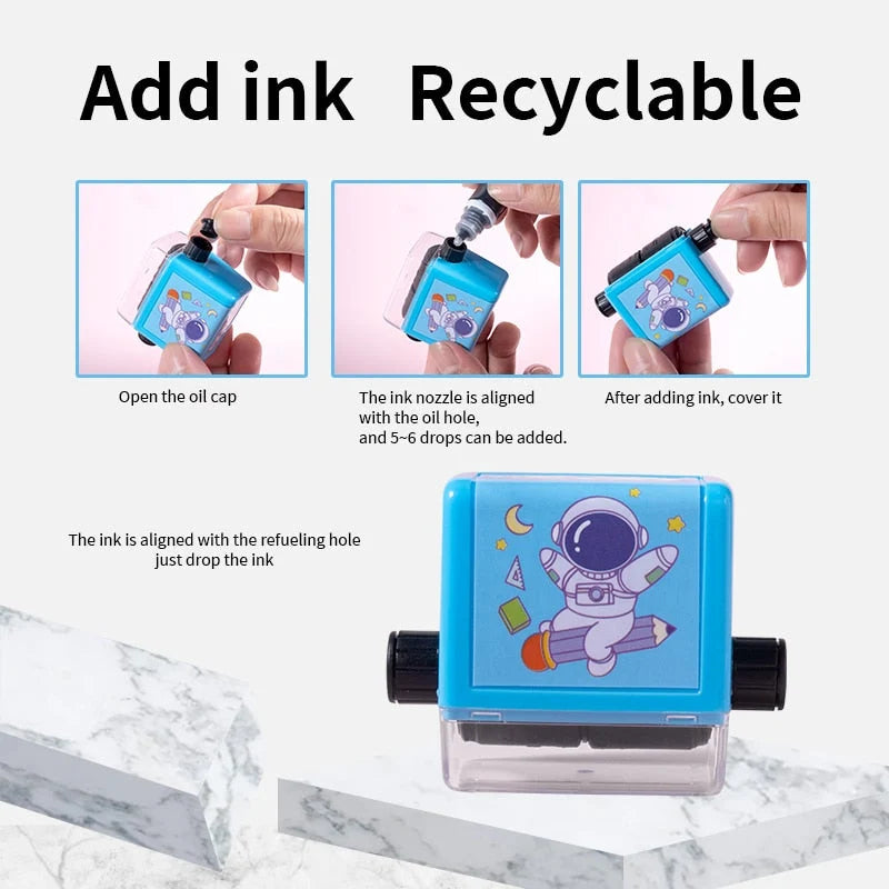 Math Question Roller Rotating Bands Rubber Grip