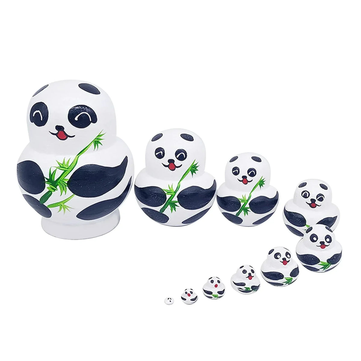 Matryoshka Doll Set Wooden 10-Piece Nesting Dolls