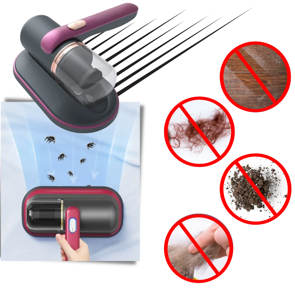 Mattress Vacuum Cleaner Cordless UV-C Light