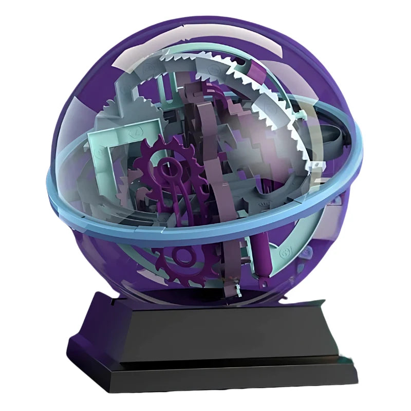 Maze Puzzle Ball 3D Numbered Paths 4 Difficulty Levels