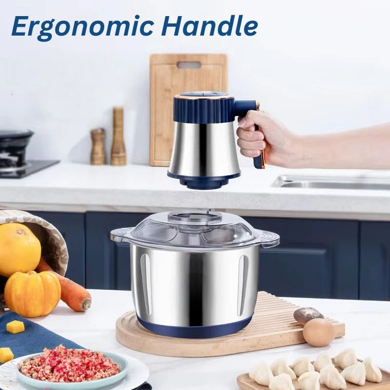 Meat Grinder 5-Speed 1.3-Gallon Capacity Stainless Steel Blades