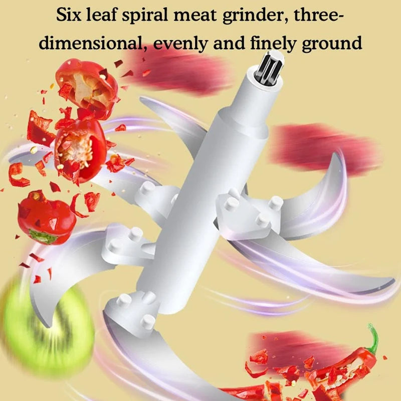 Meat Grinder 5-Speed 1.3-Gallon Capacity Stainless Steel Blades