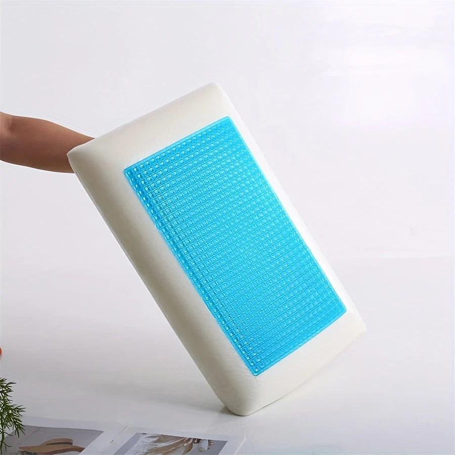 Memory Foam Pillow Cooling Gel Core Breathable Mesh Cover