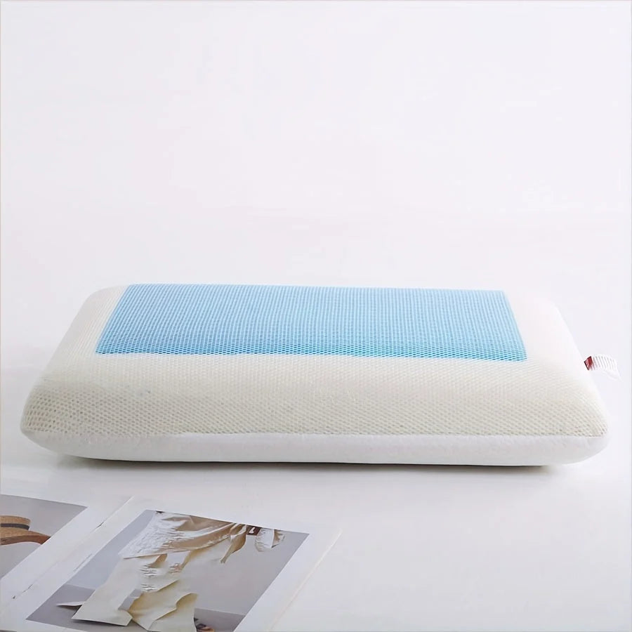 Memory Foam Pillow Cooling Gel Core Breathable Mesh Cover
