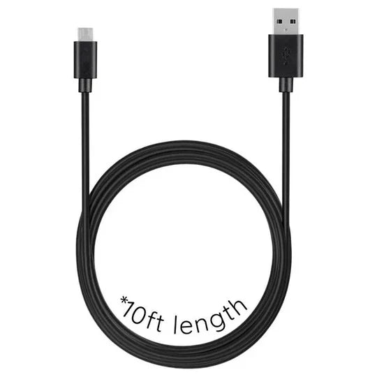 Micro USB Cable 10-Foot Charging & Data Transfer
