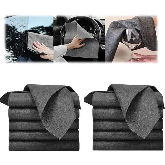 Microfiber Cloth Set Streak-Free Ultra-Absorbent 10 Pieces