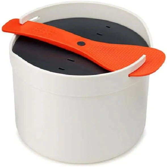 Microwave Rice Cooker Locking Paddle Dishwasher Safe 2L