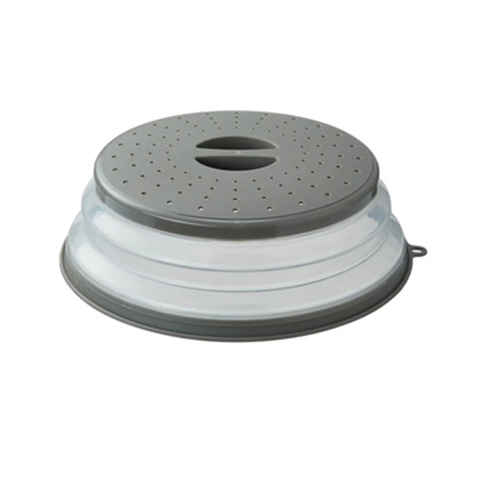 Microwave Splatter Cover Folding Heat-Resistant Silicone With Steam Vents