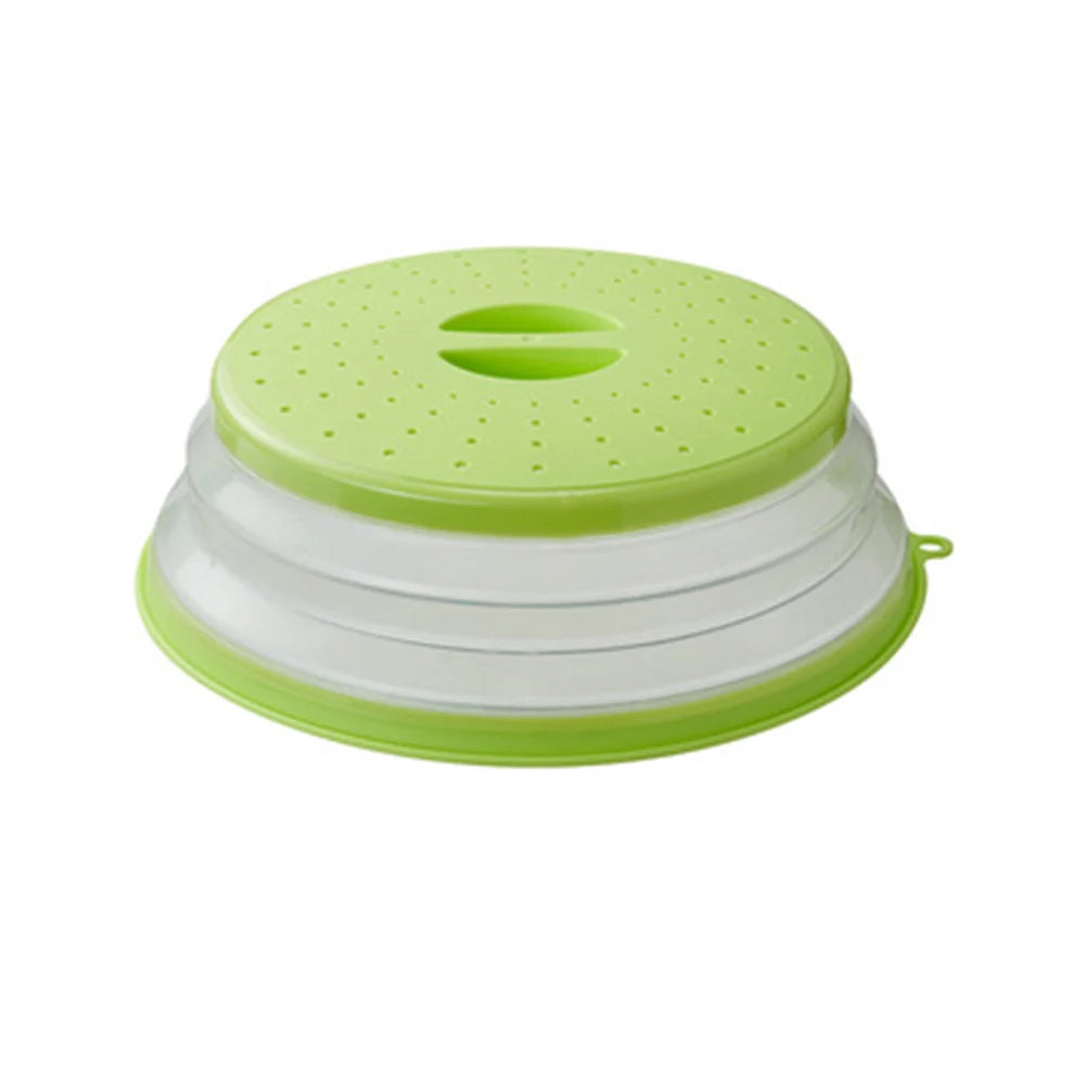 Microwave Splatter Cover Folding Heat-Resistant Silicone With Steam Vents
