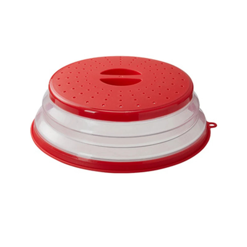 Microwave Splatter Cover Folding Heat-Resistant Silicone With Steam Vents