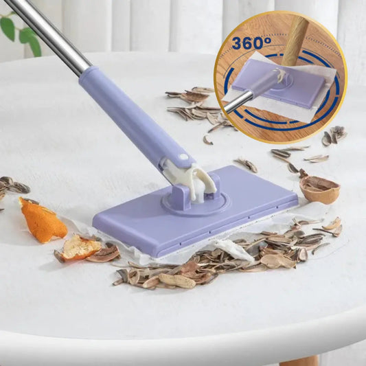Mini Mop 360° Rotating Push Eject Wall Mount