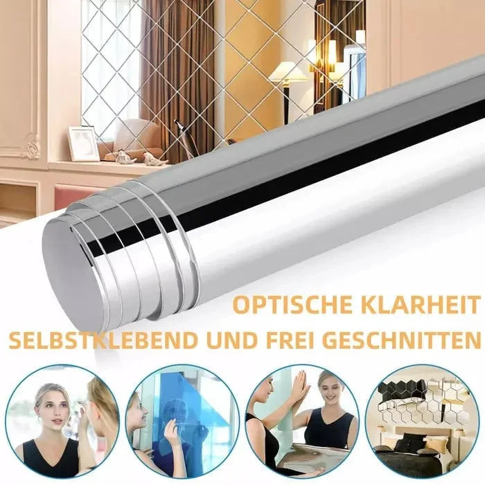 Mirror Film Flexible Shatterproof Self-Adhesive