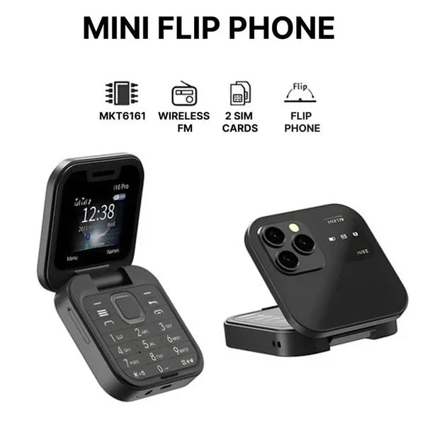 Mobile Phone Foldable Dual SIM Tactile Keypad