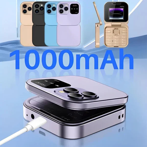 Mobile Phone Foldable Dual SIM Tactile Keypad