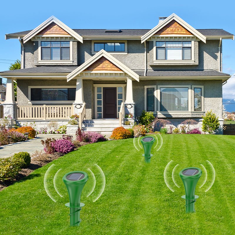 Mole Repellent Solar-Powered Vibrations IP65 Waterproof