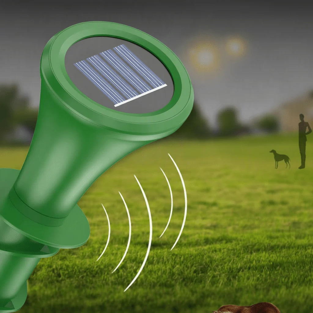 Mole Repellent Solar-Powered Vibrations IP65 Waterproof