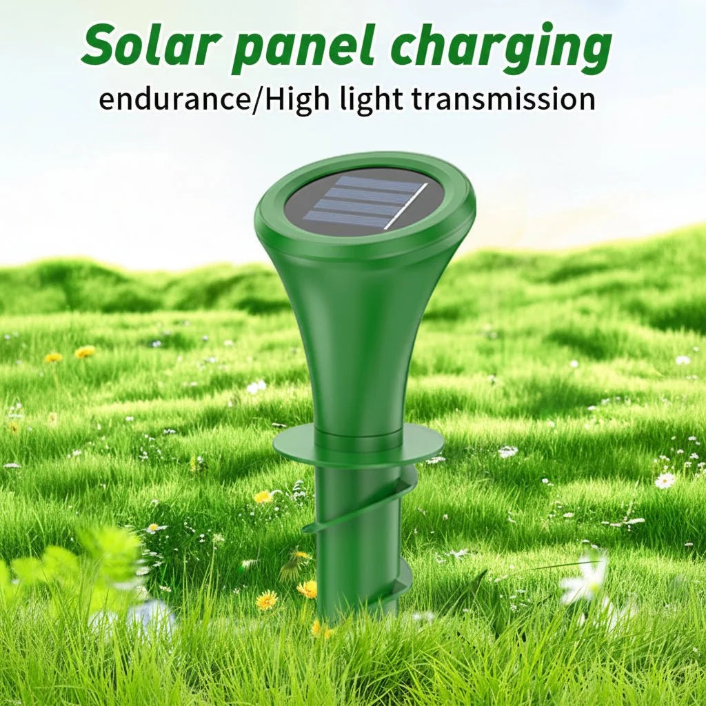 Mole Repellent Solar-Powered Vibrations IP65 Waterproof