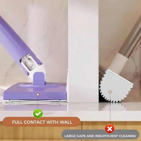 Mop Hands-Free Cloth Switching 360-Degree Swivel Head Foldable Handle