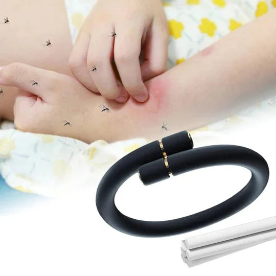 Mosquito Repellent Wristband Chemical-Free Reusable Battery-Free