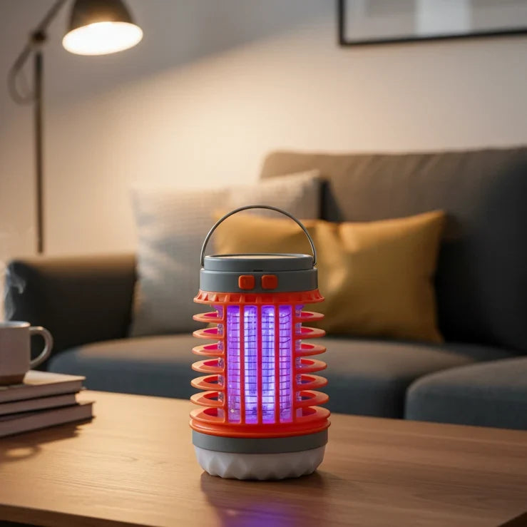 Mosquito Zapper Lantern Solar & USB Rechargeable Waterproof⏎