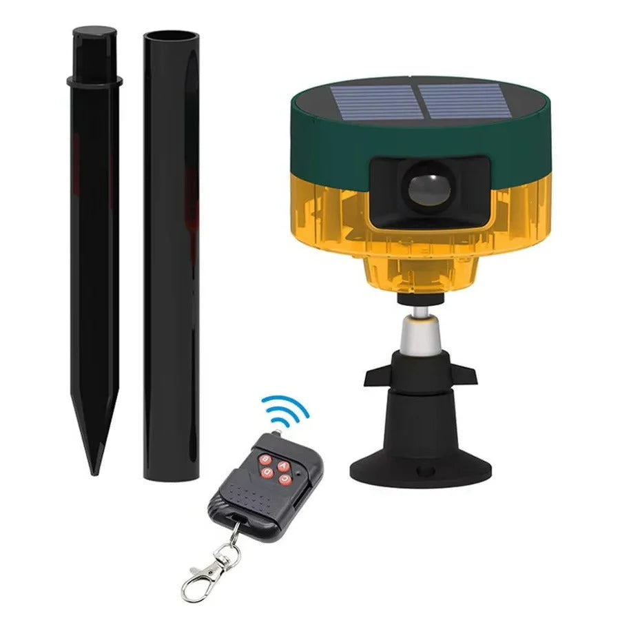 Motion Sensor Wildlife Repeller Solar 360 Degree Coverage