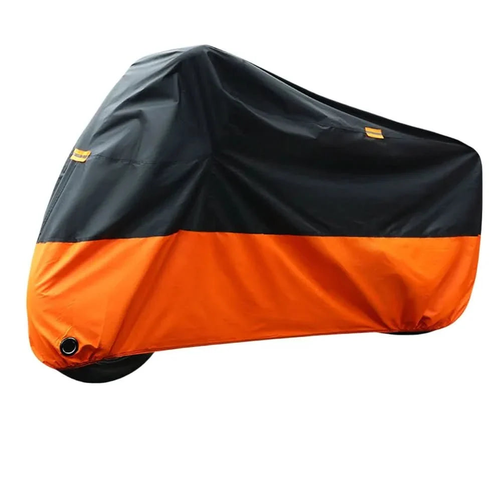 Motorcycle Cover Waterproof UV-Resistant Lock Hole & Carrying Bag